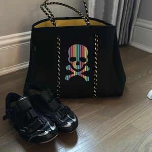 Shimano spin shoes and Soul Cycle Edition Chuchka Tote